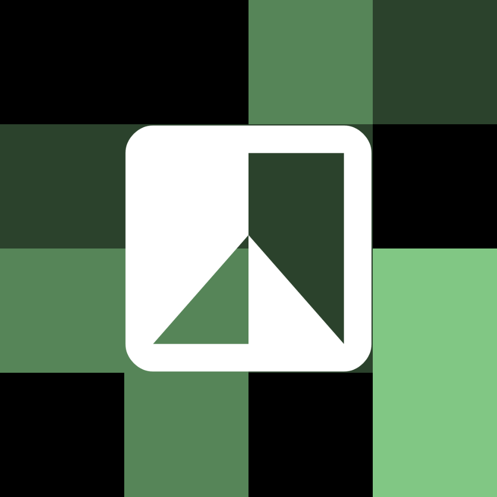 Product mock displayed on a cube